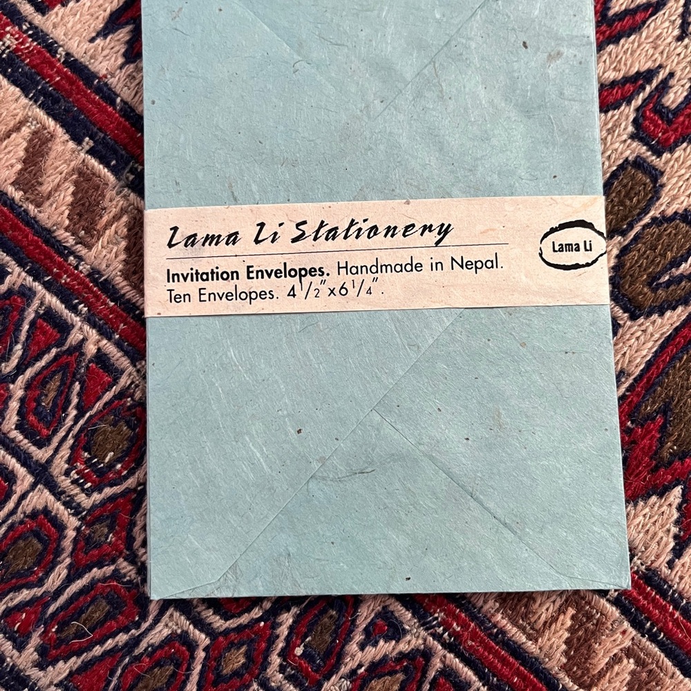 Lama Li Stationery Invitation Envelopes